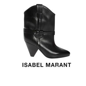 Isabel Marant Sleek Black Heeled Boots